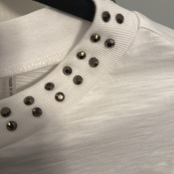 LNA CLOTHING Studded white tee XL - Picture 4 of 6